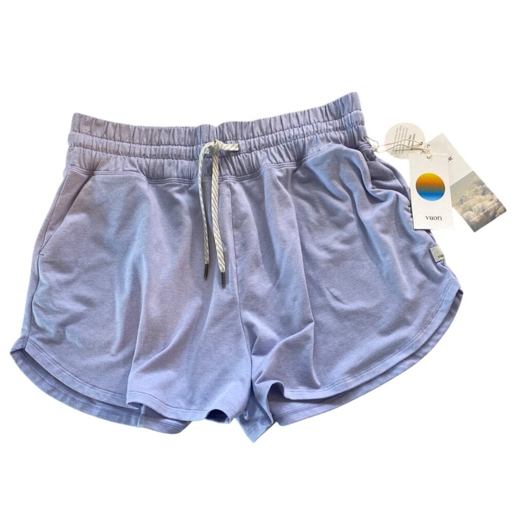 NWT Vuori Halo Performance 2.0 Lounge Shorts W's XL Lavendar MSRP$68 - Picture 2 of 11